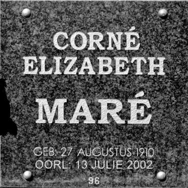MARÉ Corné Elizabeth 1910-2002
