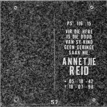 REID Annetjie 1942-1998