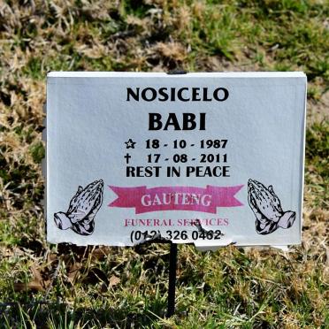 BABI Nosicelo 1987-2011