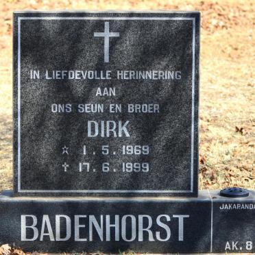 BADENHORST Dirk 1969-1999