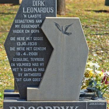 BROODRYK Dirk Leonardus 1938-2001