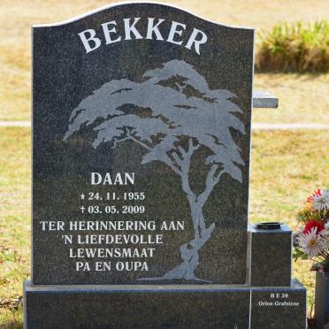 BEKKER Daan 1955-2009