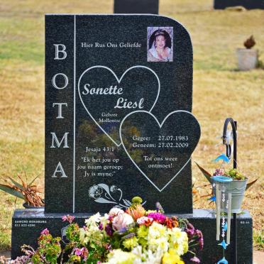 BOTMA Sonette Liesl nee MOLLENTZE 1983-2009