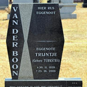 BOON Trijntje, van der nee TURKSTRA 1939-2006
