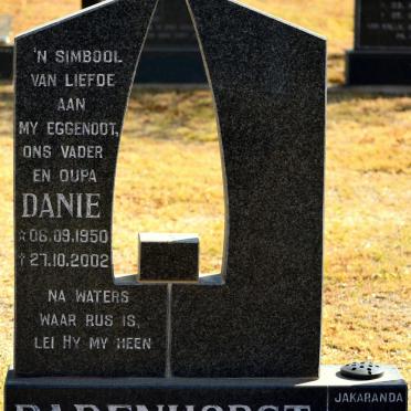 BADENHORST Danie 1950-2002