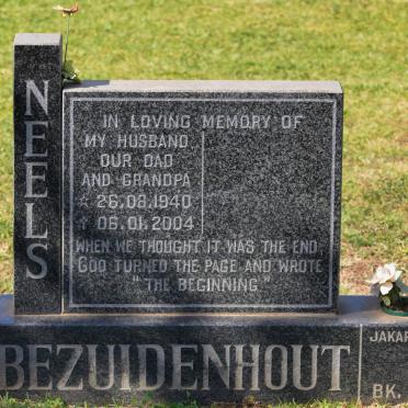 BEZUIDENHOUT Neels 1940-2004