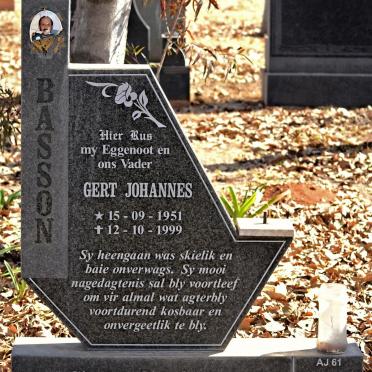 BASSON Gert Johannes 1951-1999