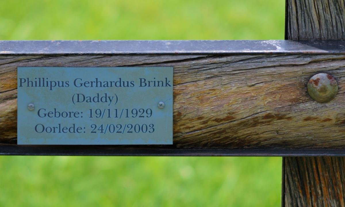 BRINK Phillipus Gerhardus 1929-2003