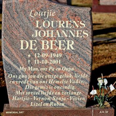 BEER Lourens Johannes, de 1949-2001