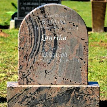BIDDULPH Tien 1927-2004 &amp; Kleintjie 1929-2004