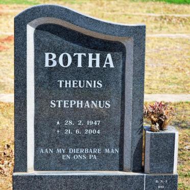 BOTHA Theunis Stephanus 1947-2004