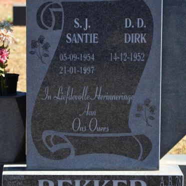 BEKKER D.D. 1952 &amp; S.J. 1954-1997