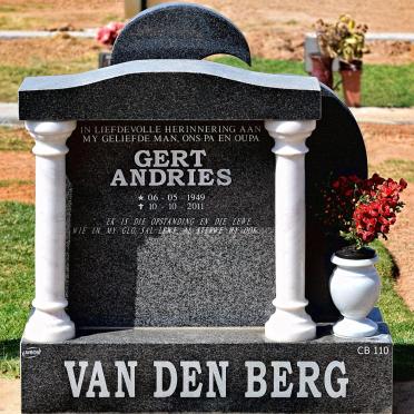 BERG Gert Andries, van der 1949-2011