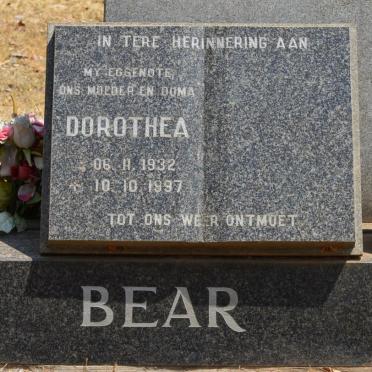 BEAR Dorothea 1932-1997