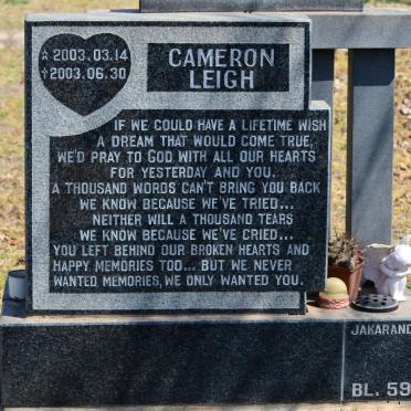 CAMERON Leigh 2003-2003