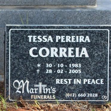 CORREIA Tessa Pereira 1983-2005