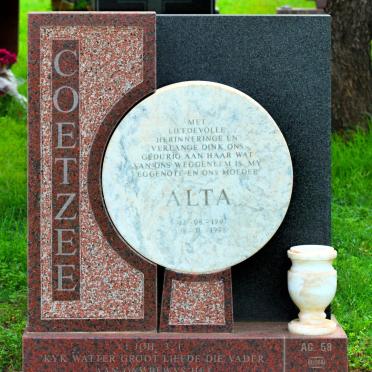 COETZEE Alta 1967-1998