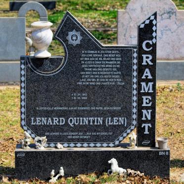 CRAMENT Lenard Quintin 1963-2004