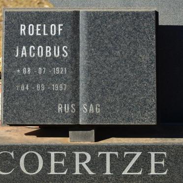 COERTZE Roelof Jacobus 1921-1997
