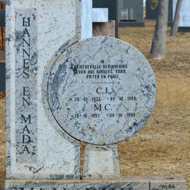 DYK C.J., van 1927-1998 &amp; M.C. 1932-1998
