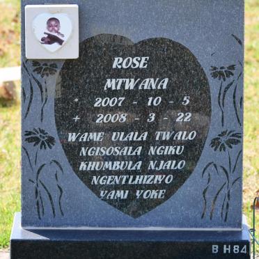 DZANGWANE Rose Mtwana 2007-2008