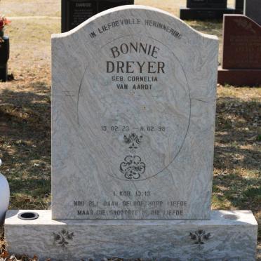 DREYER Cornelia nee VAN AARDT 1923-1998
