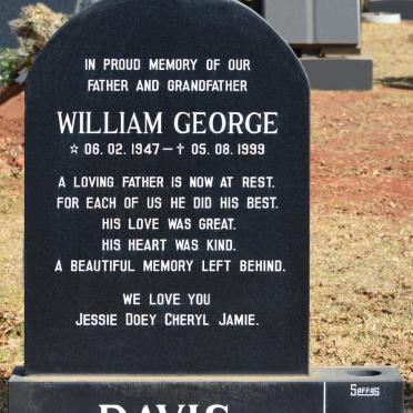 DAVIS William George 1947-1999