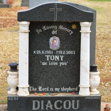 DIACOU Tony 1961-2003