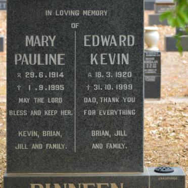 DINNEEN Edward Kevin 1920-1999 &amp; Mary Pauline 1914-1995