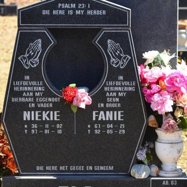 ELS Niekie 1936-1997 :: ELS Fanie 1967-1992