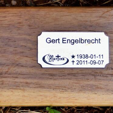 ENGELBRECHT Gert 1938-2011 &amp; Thea 1941-2001