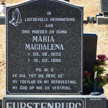 FURSTENBURG Maria Magdalena 1933-1996