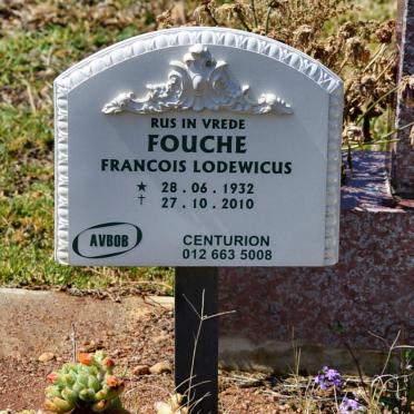 FOUCHE Francois Lodewicus 1932-2010