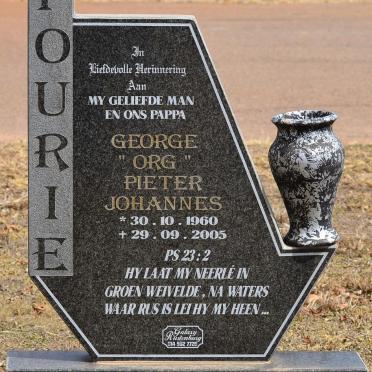 FOURIE George Pieter Johannes 1960-2005
