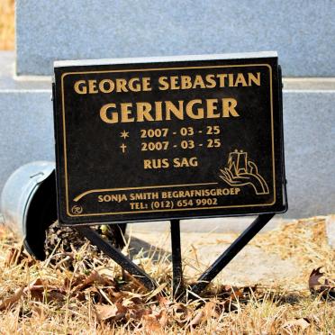 GERINGER George Sebastian 2007-2007