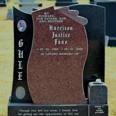 GULE Harrison Justice Fano 1964-2006