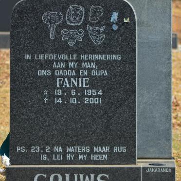 GOUWS Fanie 1954-2001