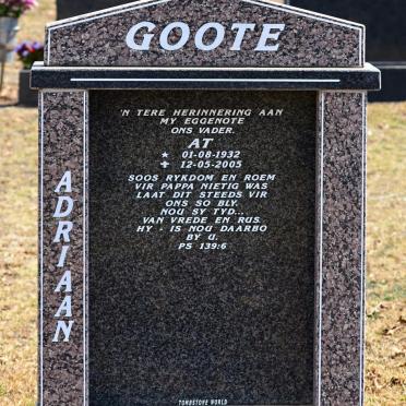 GOOTE Adriaan 1932-2005