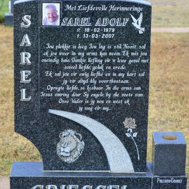 GRIESSEL Sarel Adolf 1979-2007