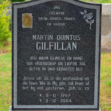 GILFILLAN Martin Quintus 1969-2004