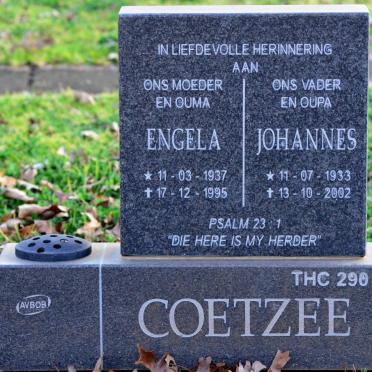 COETZEE Johannes 1933-2002 &amp; Engela 1937-1995