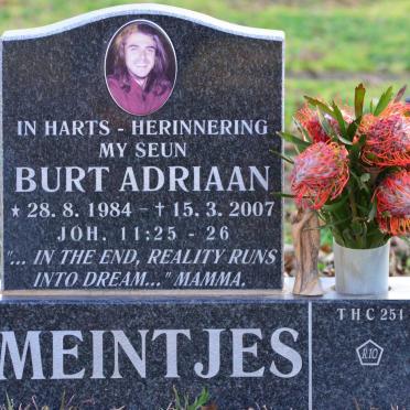 MEINTJES Burt Adriaan 1984-2007