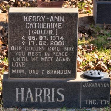 HARRIS Kerry-Ann Catherine 1974-2001