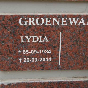 GROENEWALD Lydia 1934-2014