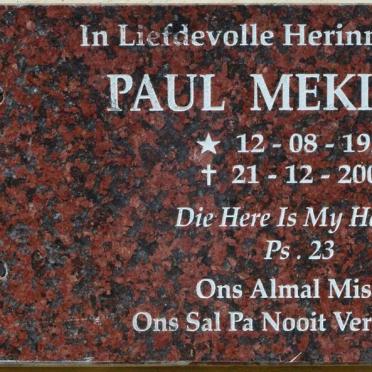 MEKISICH Paul 1928-2001