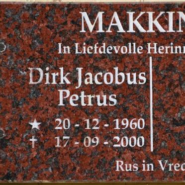 MAKKINK Dirk Jacobus Petrus 1960-2000
