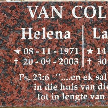 COLLER Laetitia, van 1946-2011 :: VAN COLLER Helena 1971-2003