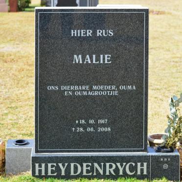 HEYDENRYCH Malie 1917-2008