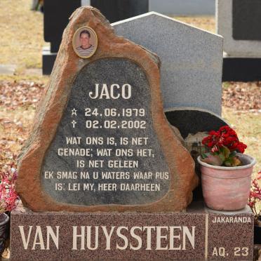 HUYSSTEEN Jaco, van 1979-2002