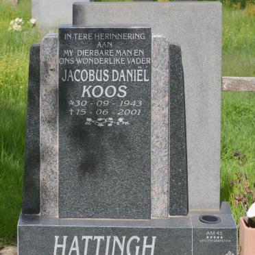 HATTINGH Jacobus Daniël 1943-2001